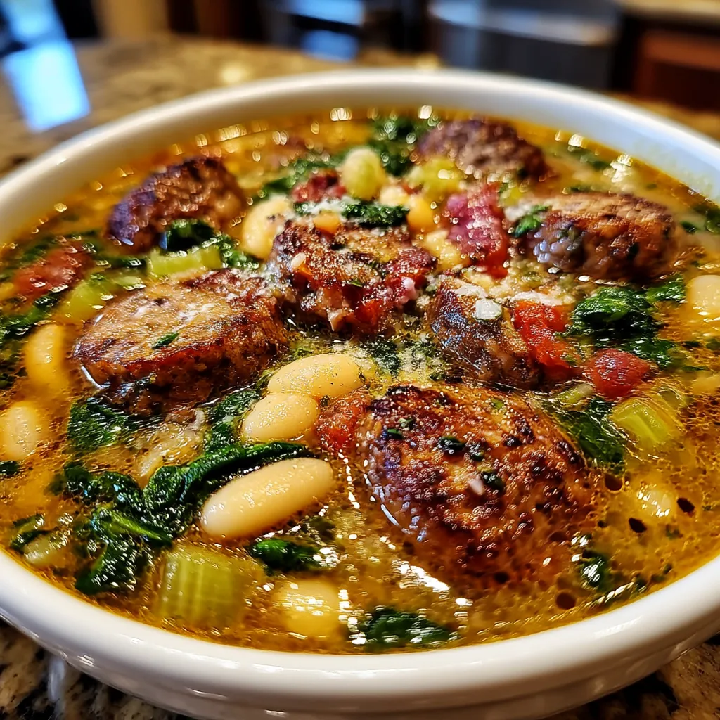Italian Sausage White Bean Soup
