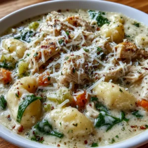 Olive Garden Chicken Gnocchi Soup
