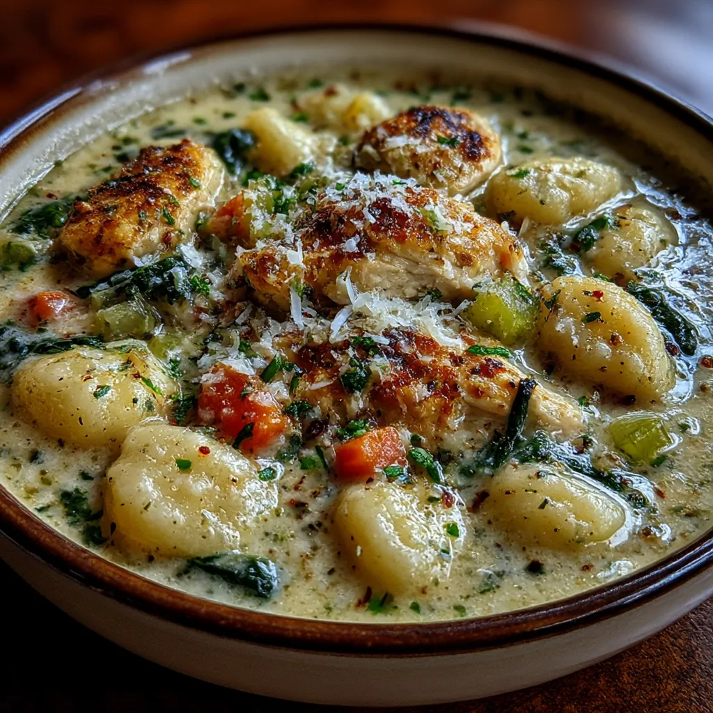 Olive Garden Chicken Gnocchi Soup
