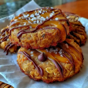 Peanut Butter Chocolate Caramel Cookies