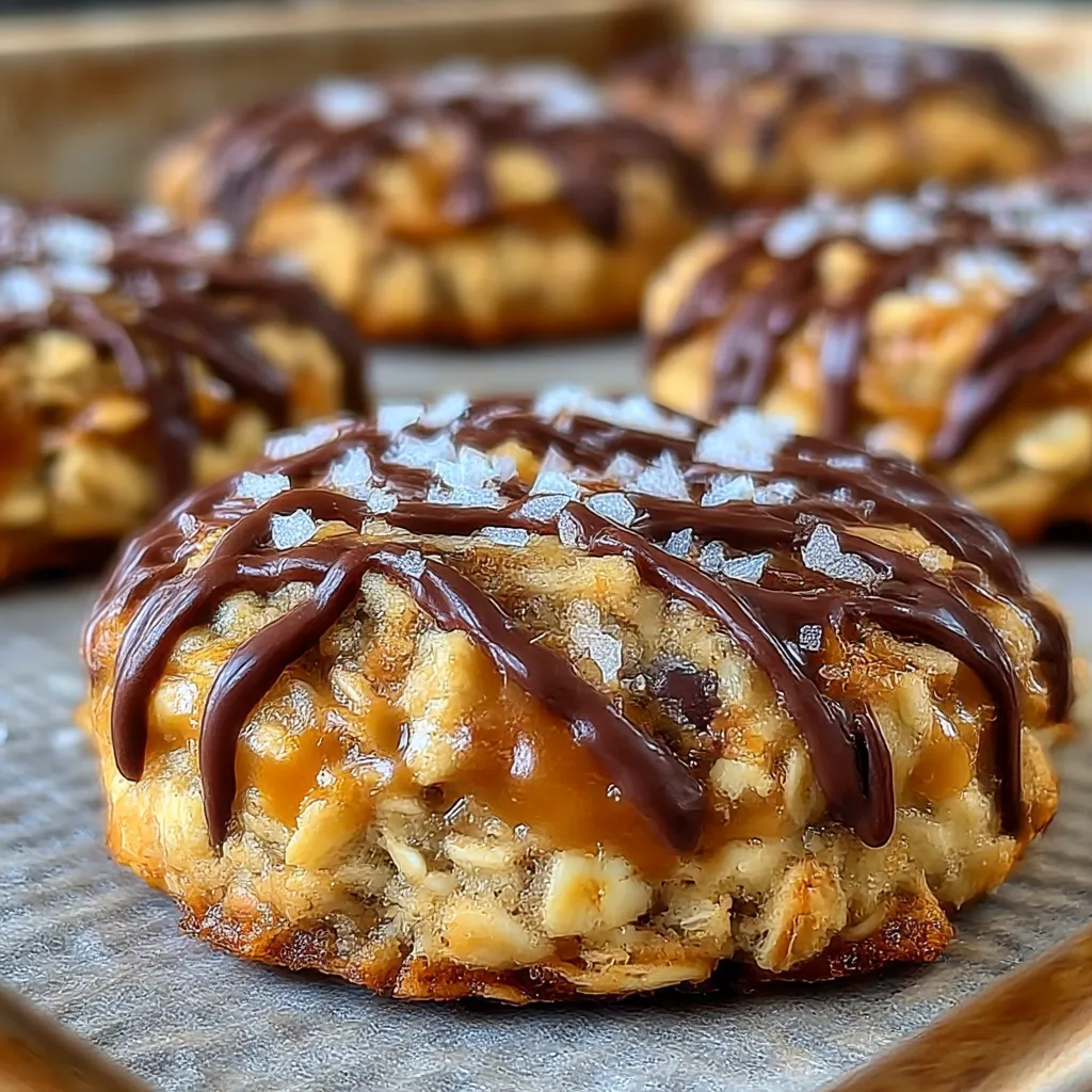 Peanut Butter Chocolate Caramel Cookies