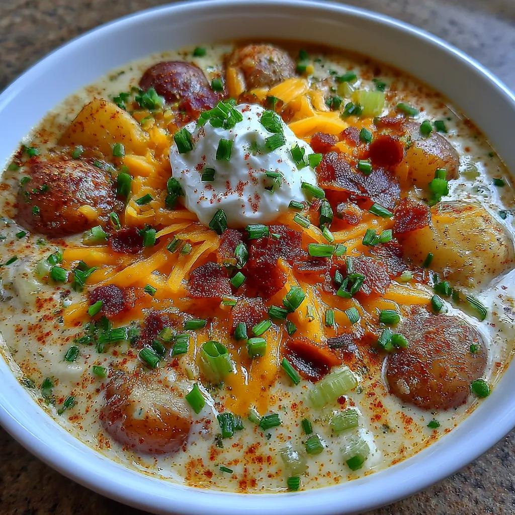 Slow Cooker Cajun Potato Soup