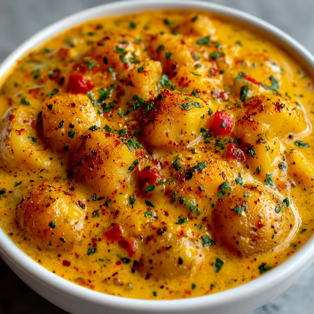 Slow Cooker Cajun Potato Soup