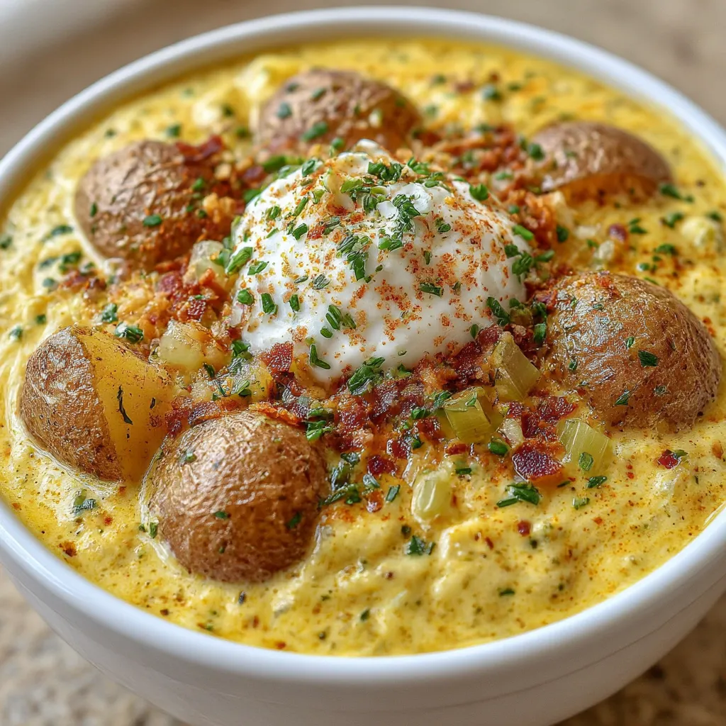 Slow Cooker Cajun Potato Soup