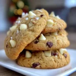 White Chocolate Peppermint Cookies