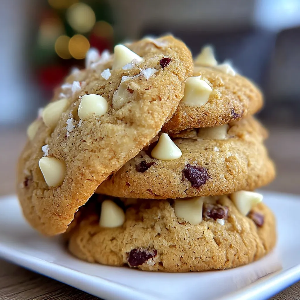 White Chocolate Peppermint Cookies