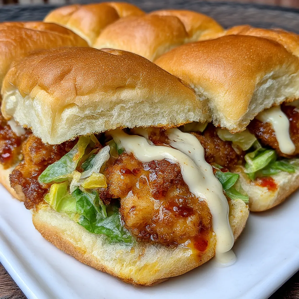 Bang Bang Chicken Sliders