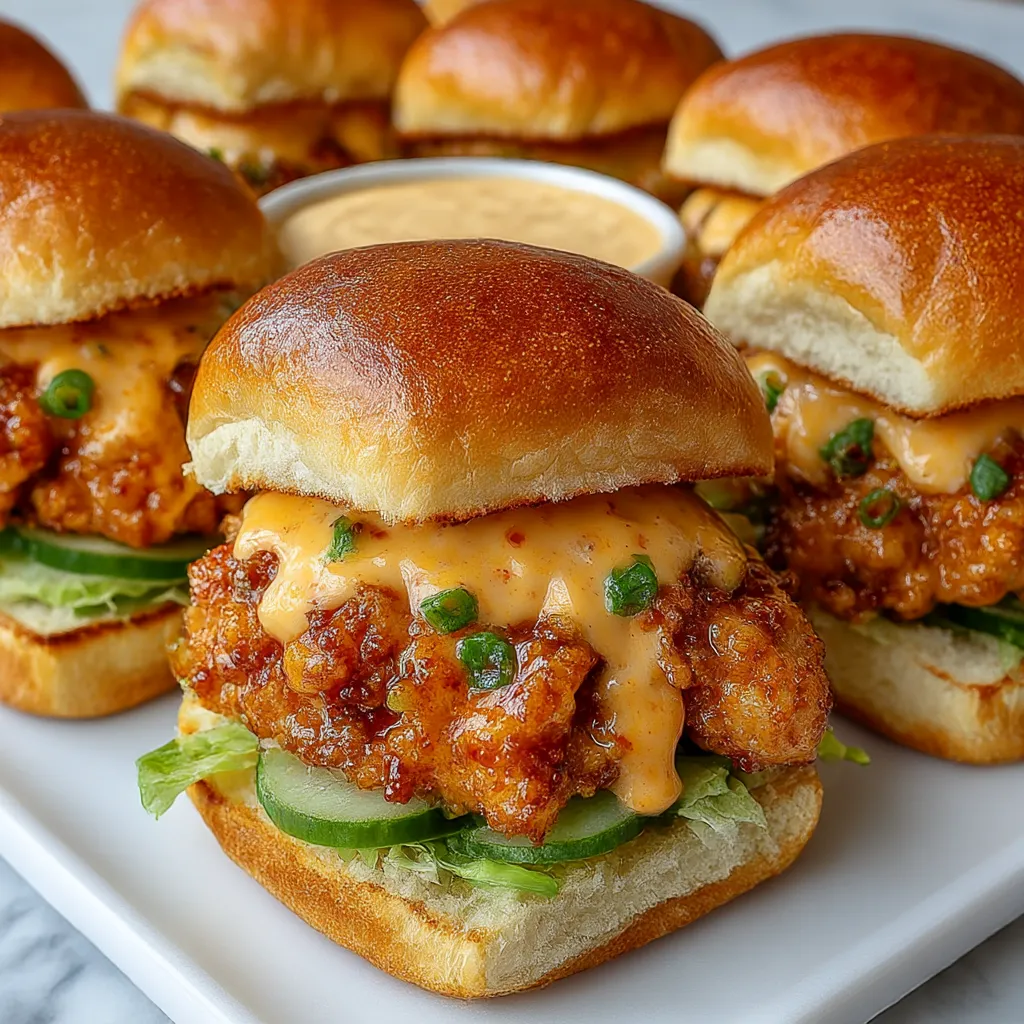 Bang Bang Chicken Sliders