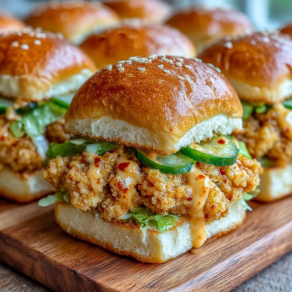 Bang Bang Chicken Sliders