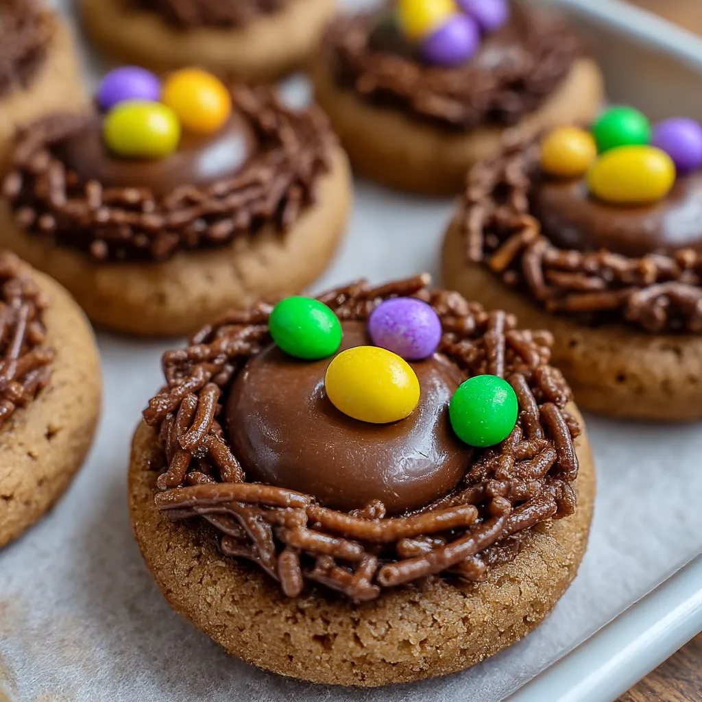 Birds Nests Cookies