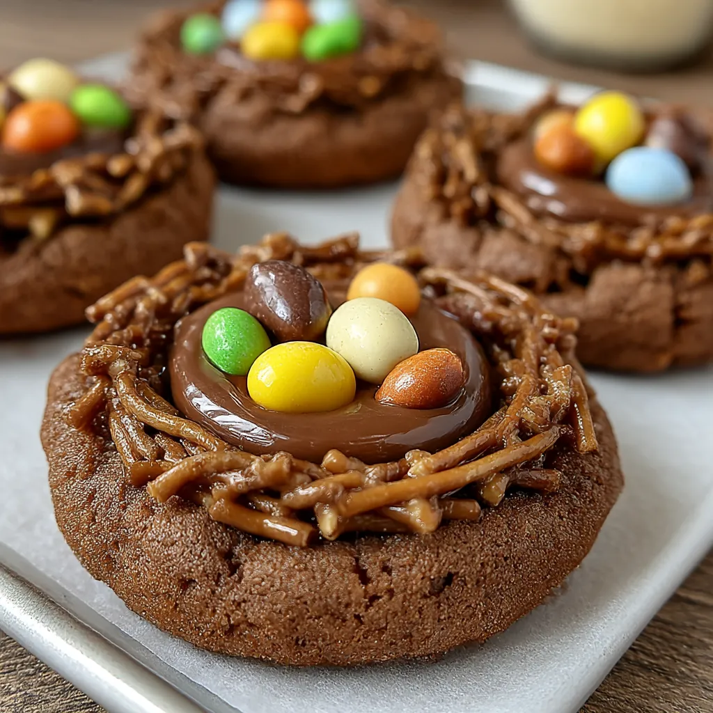 Birds Nests Cookies