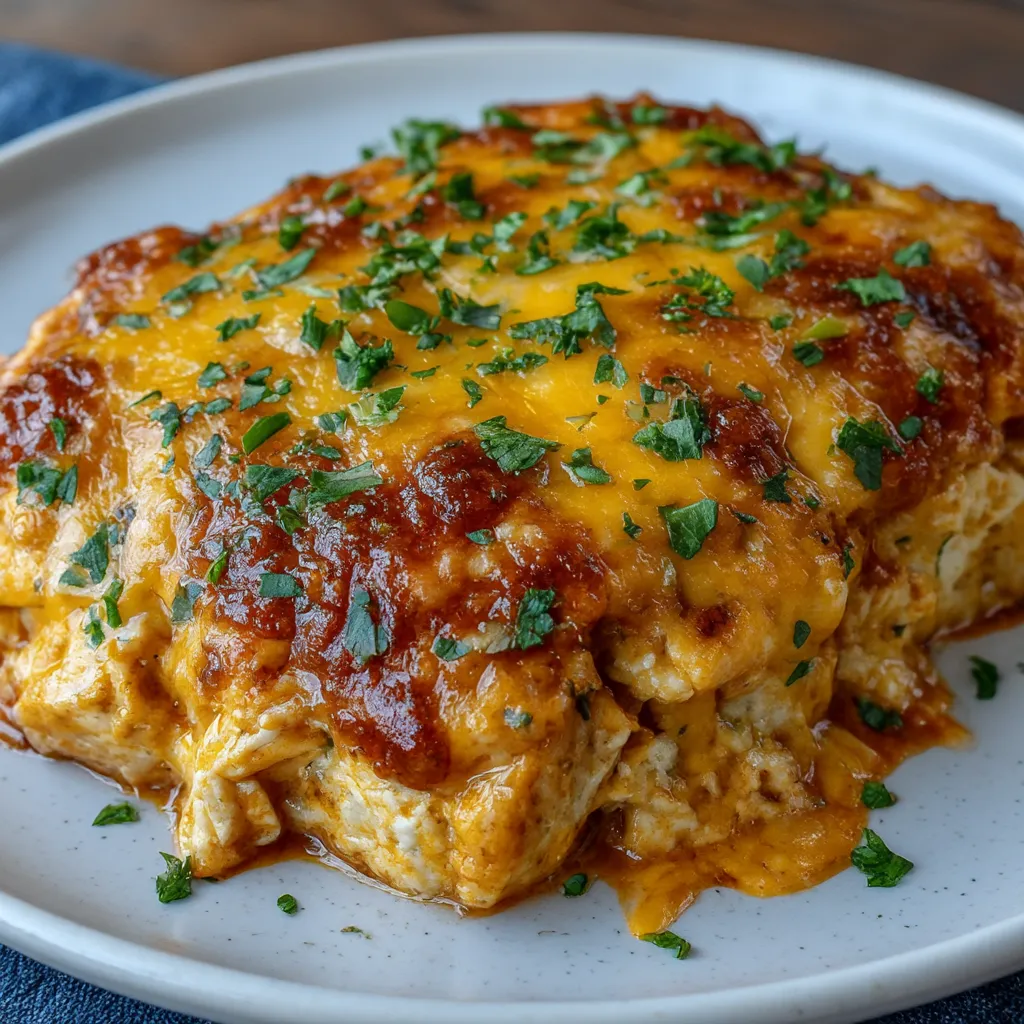 Buffalo Chicken Cheese Bake