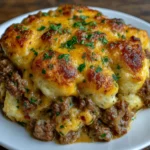 Cheddar Bay Hamburger Casserole