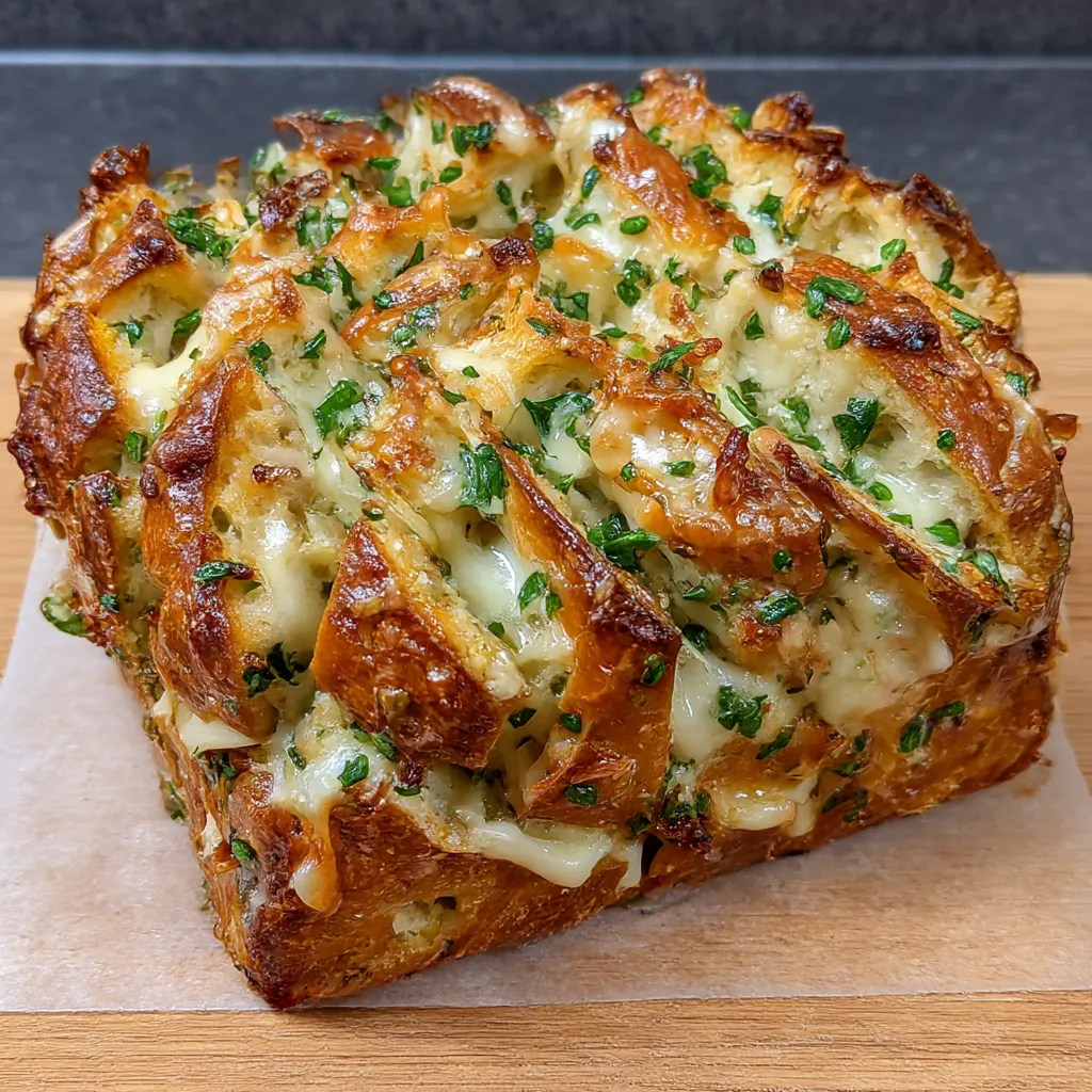 Cheesy Garlic Bliss Pull-Apart Bread