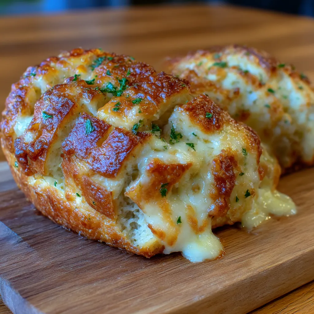 Cheesy Garlic Bliss Pull-Apart Bread