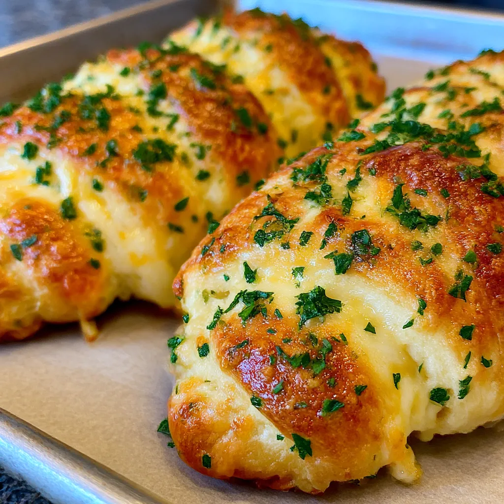 Cheesy Garlic Crescent Rolls