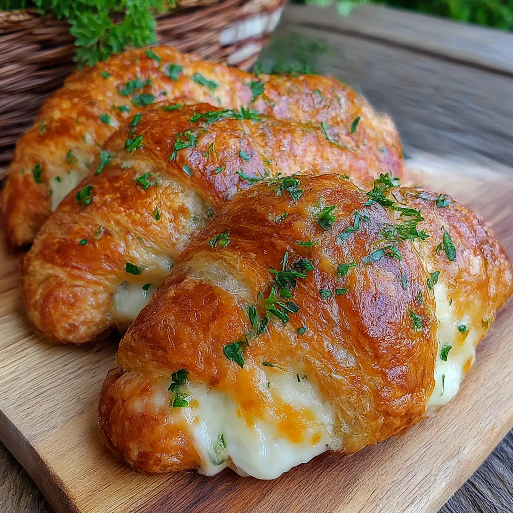 Cheesy Garlic Crescent Rolls