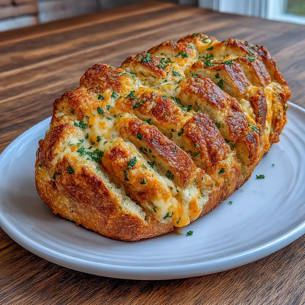 Cheesy Pull-Apart Garlic Bread