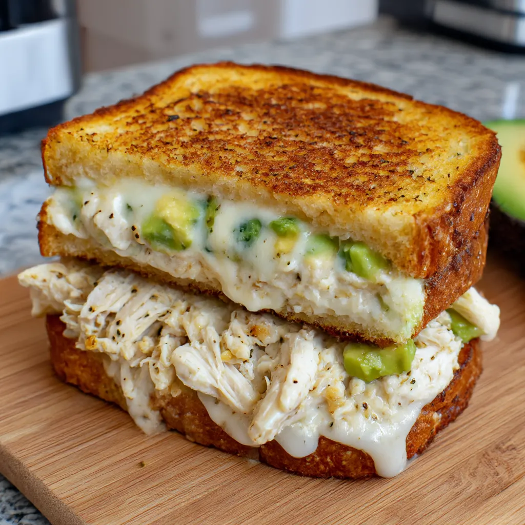Chicken Avocado Melt Sandwich
