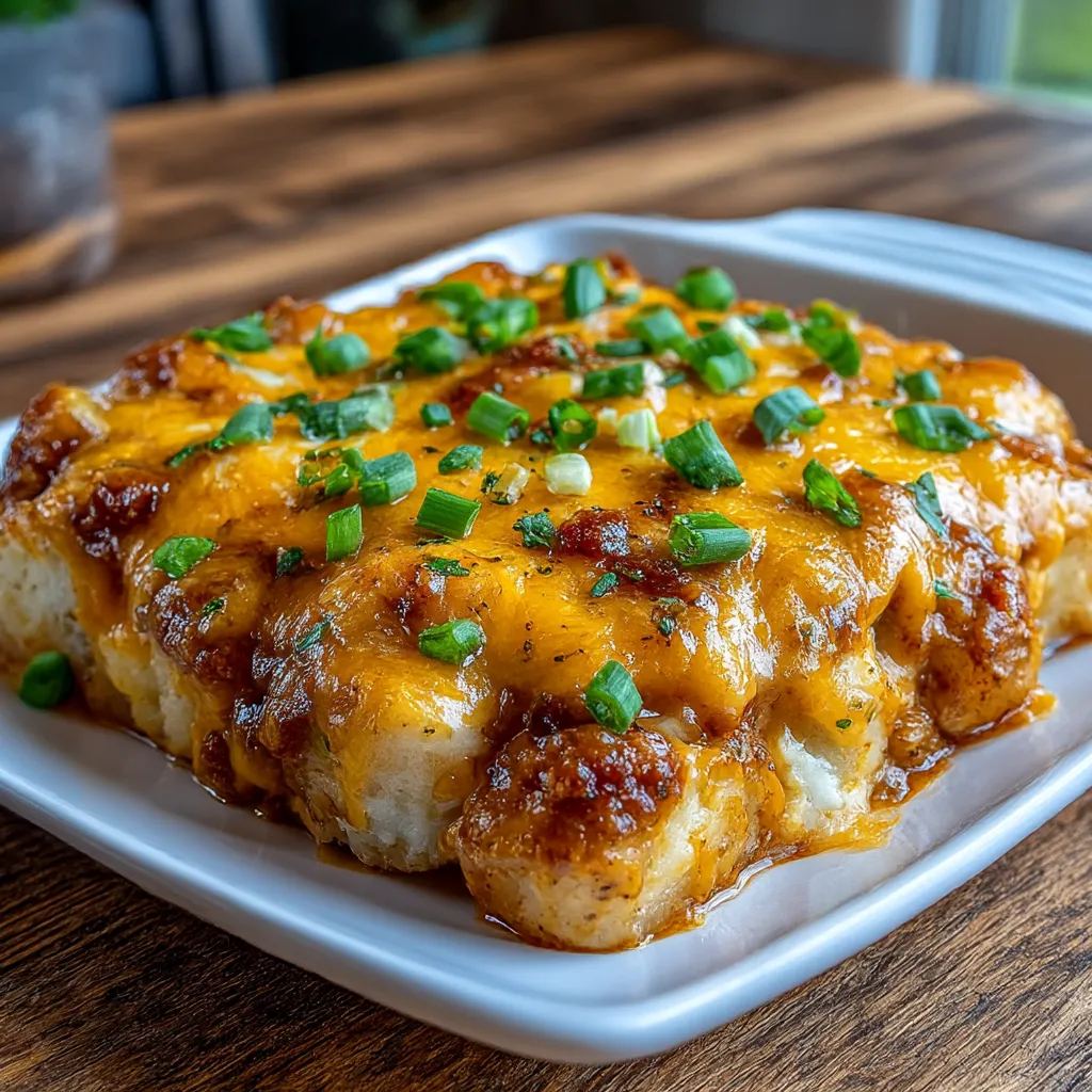 Cozy Chili Cheese Potato Bake