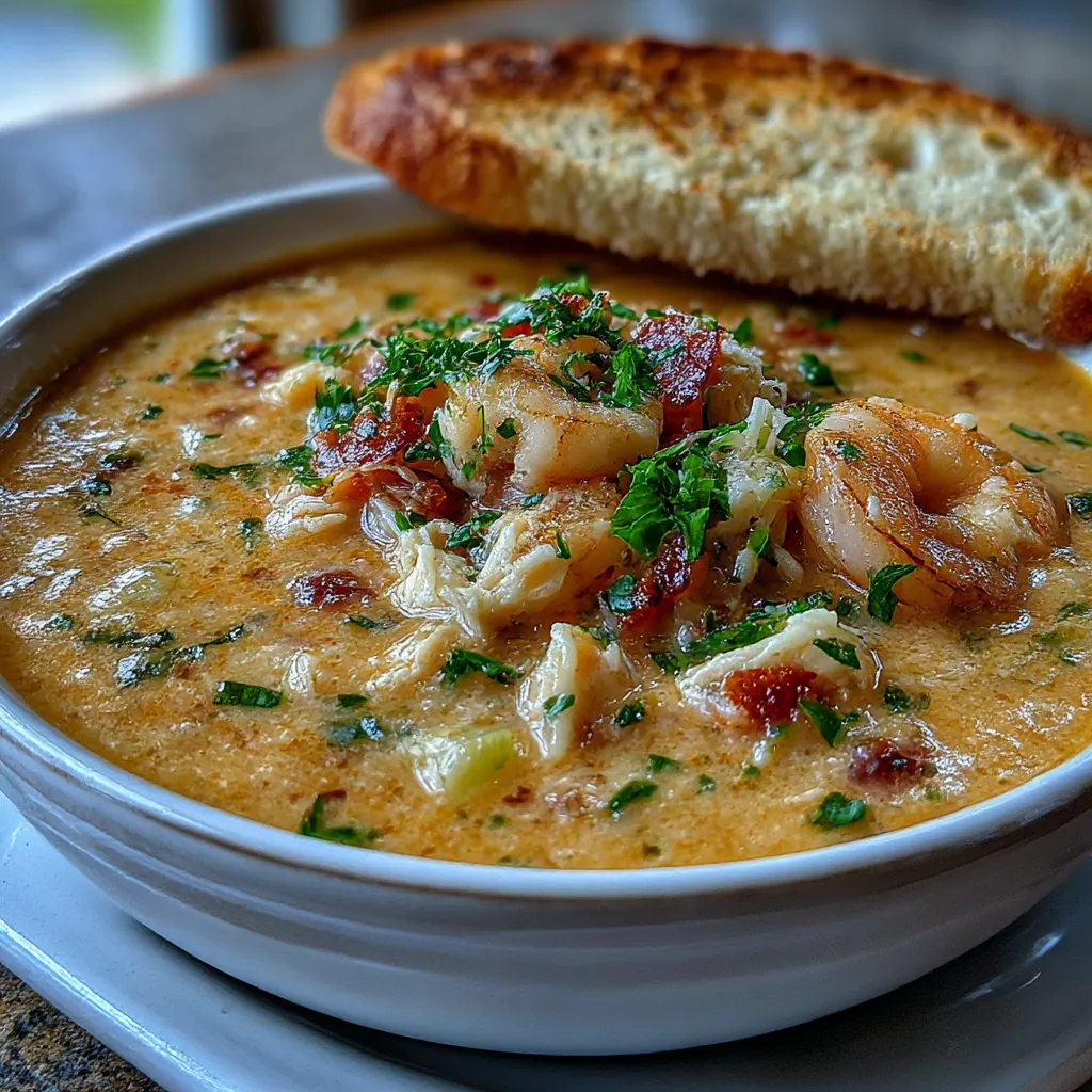 Crab and Shrimp Seafood Bisque