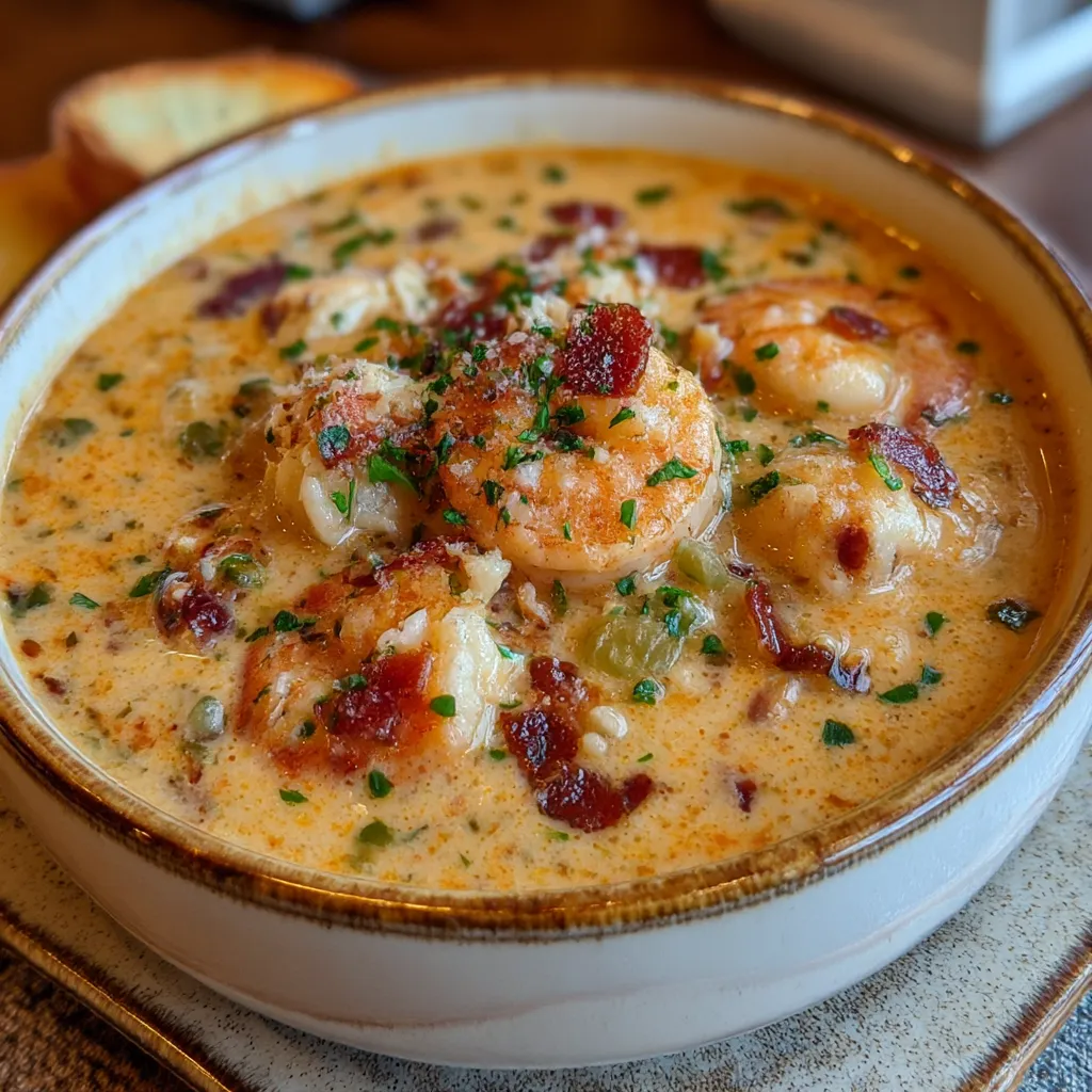 Crab and Shrimp Seafood Bisque