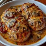 Creamy Mushroom Asiago Chicken