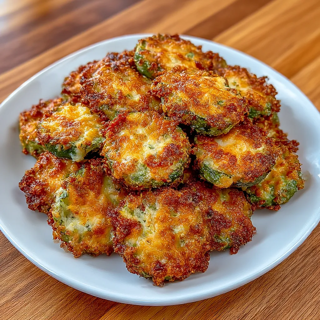 Crispy Pickle Cheese Bites
