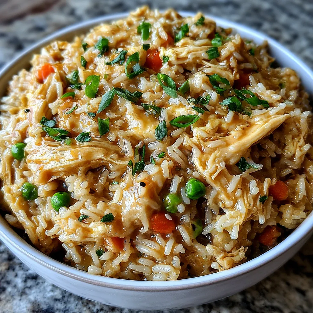 Crockpot Chicken Fried Rice