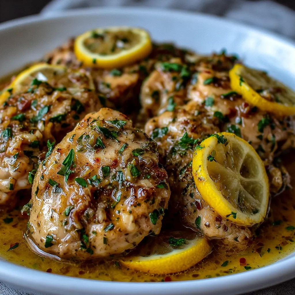 Crockpot Greek Lemon Chicken