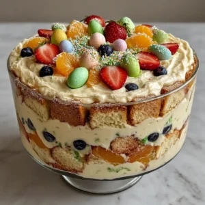 Easter Trifle Dessert