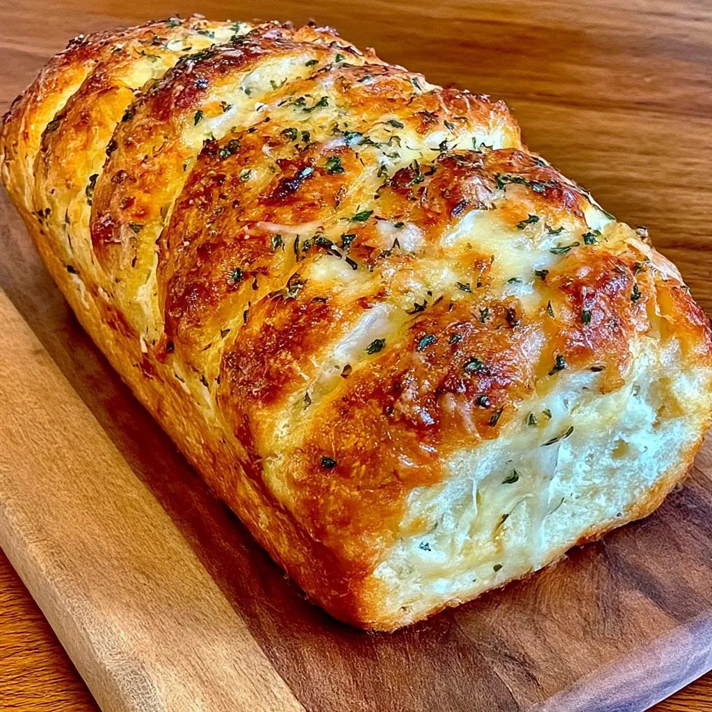 Easy Bread Machine Italian Herb and Cheese Bread