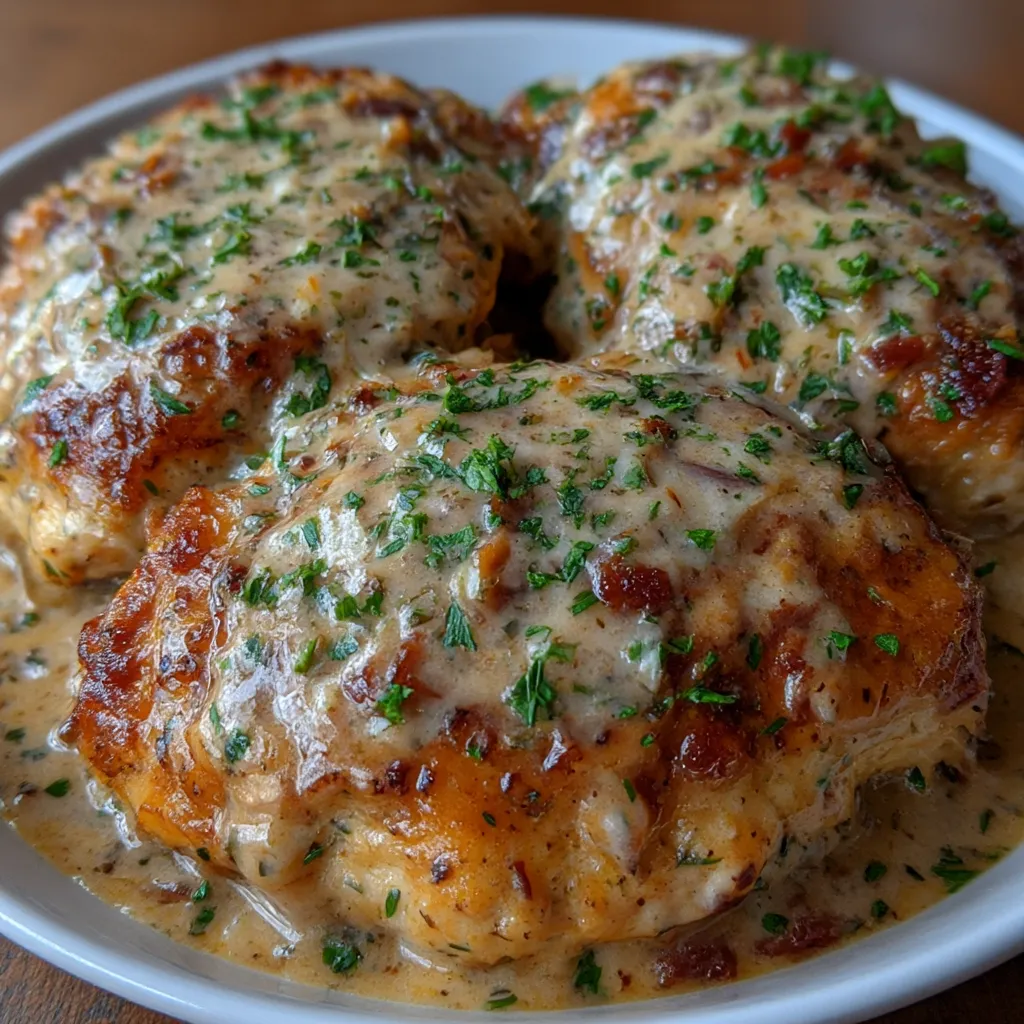 Easy Crockpot Chicken and Creamy Gravy
