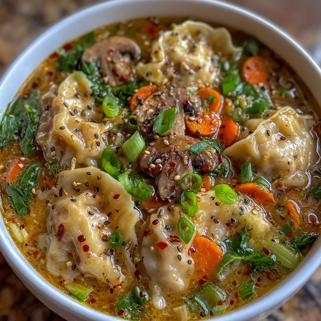 Easy Potsticker Soup