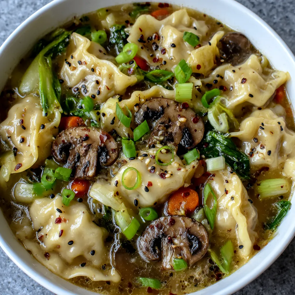 Easy Potsticker Soup