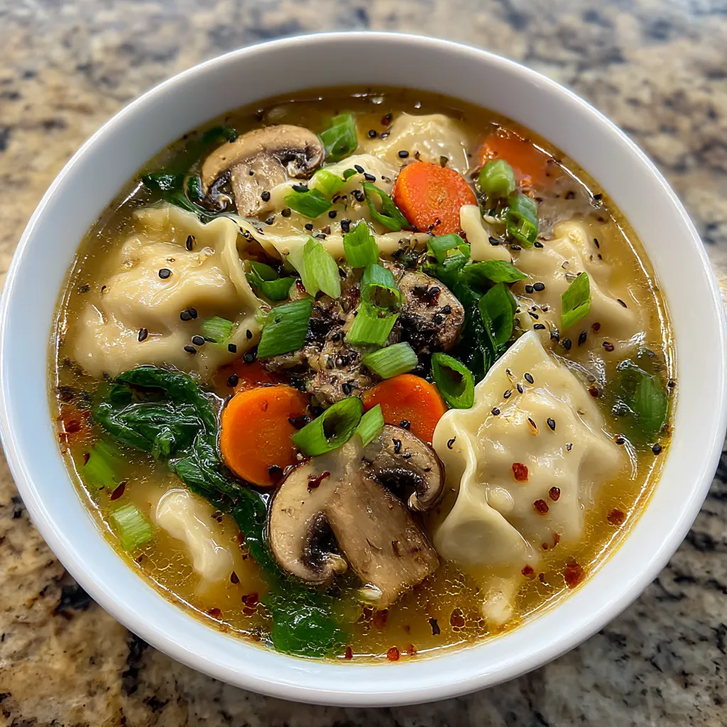 Easy Potsticker Soup