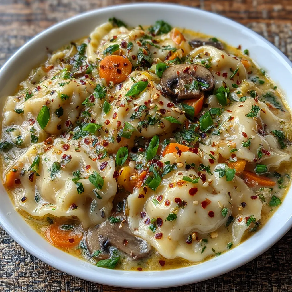 Easy Potsticker Soup