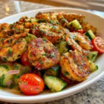 Fresh Cucumber Shrimp Salad