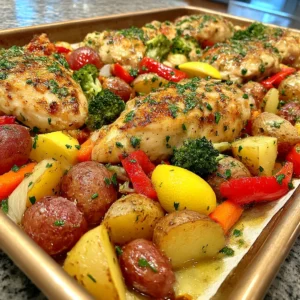 Garlic Butter Chicken and Veggies