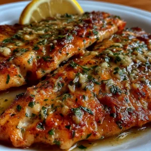 Garlic Butter Oven Baked Tilapia