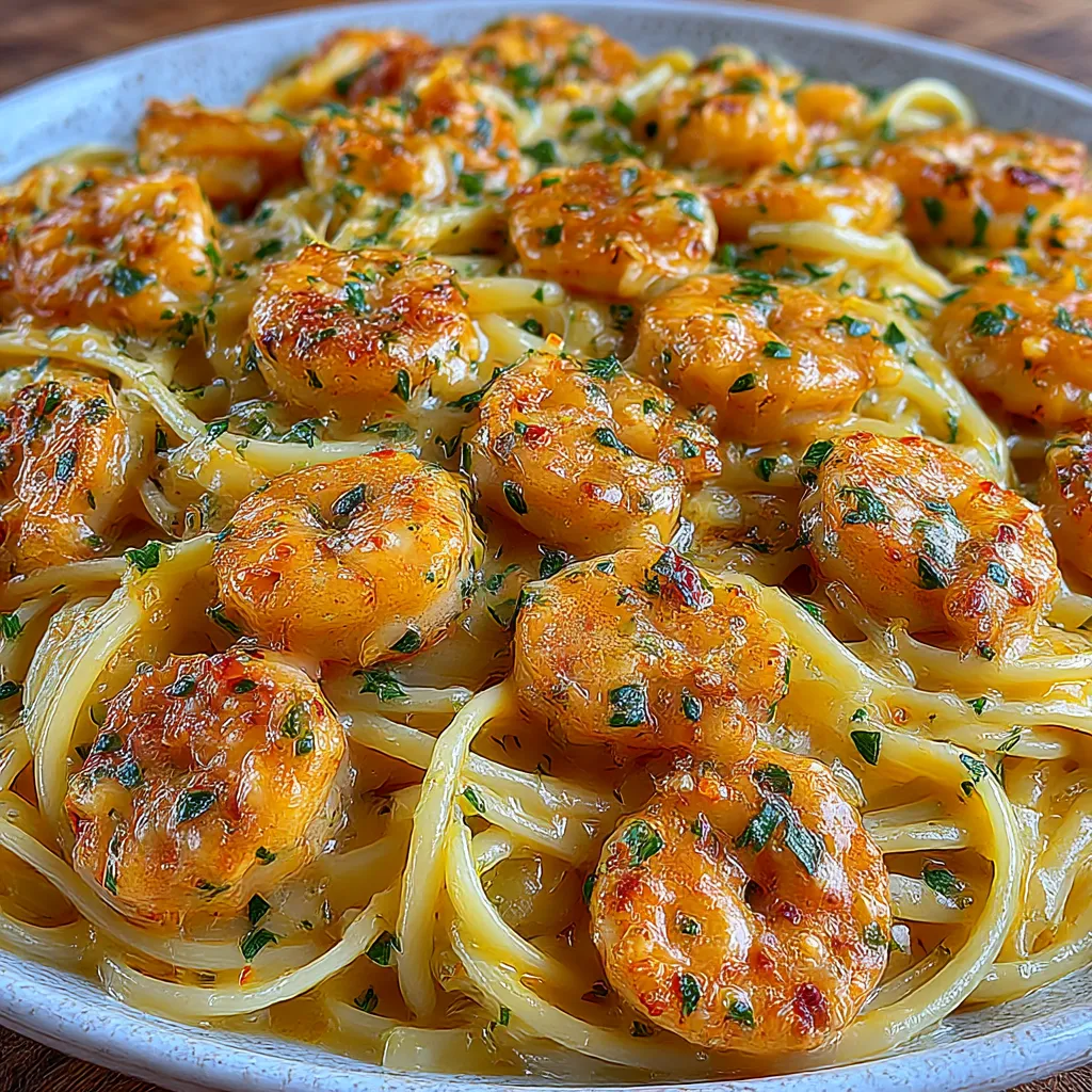 Garlic Butter Shrimp Scampi Pasta