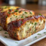 Garlic Parmesan Chicken Meatloaf