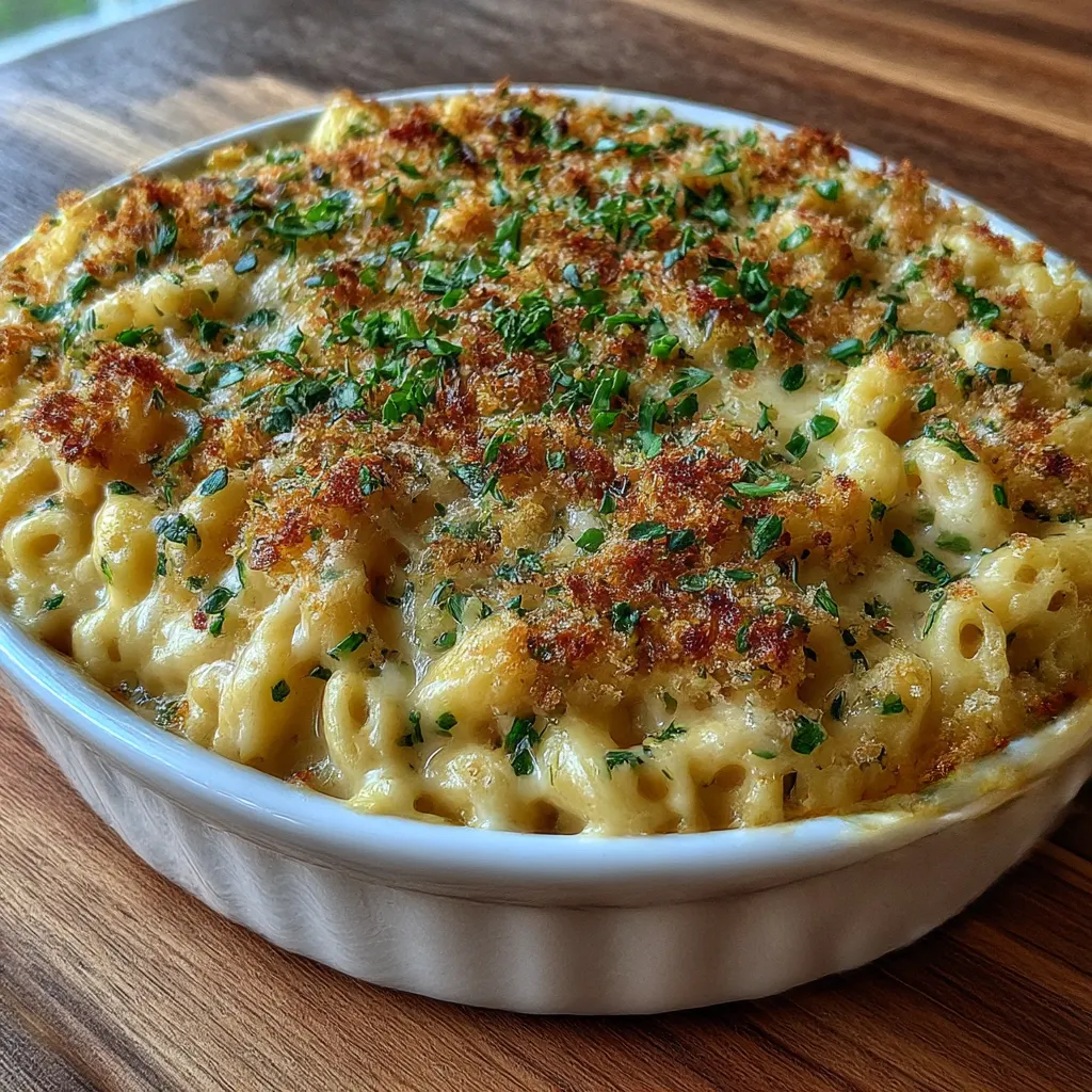 Gourmet Baked Mac and Cheese with a Crunch