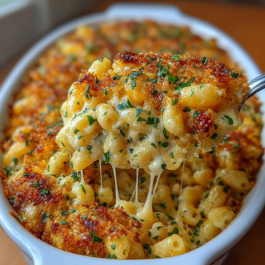 Gourmet Baked Mac and Cheese with a Crunch