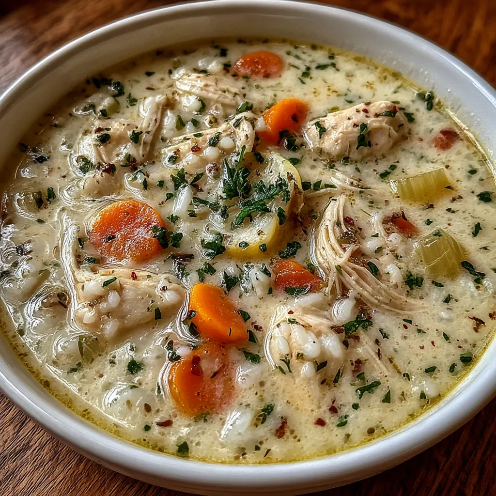 Greek Lemon Chicken Soup