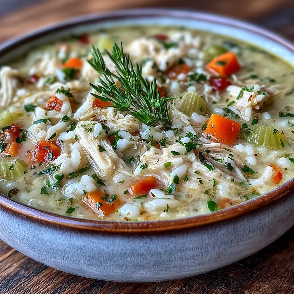Greek Lemon Chicken Soup