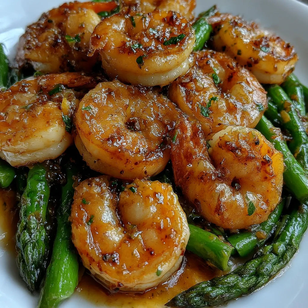 Healthy Shrimp and Asparagus Stir-Fry