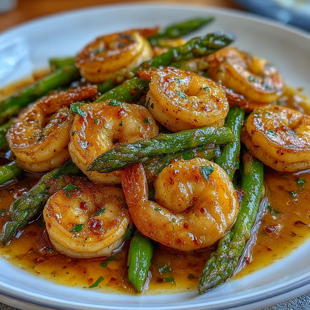 Healthy Shrimp and Asparagus Stir-Fry
