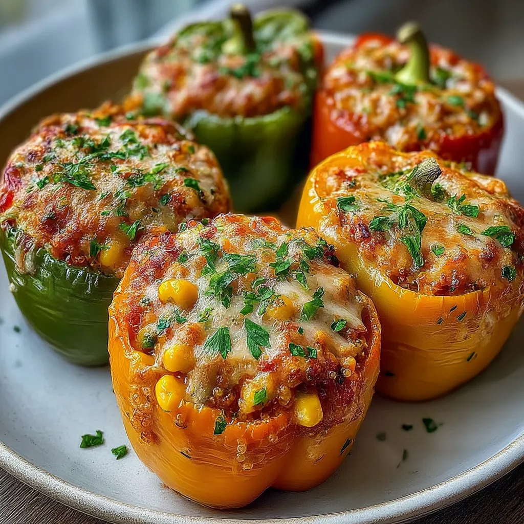Healthy Stuffed Bell Peppers