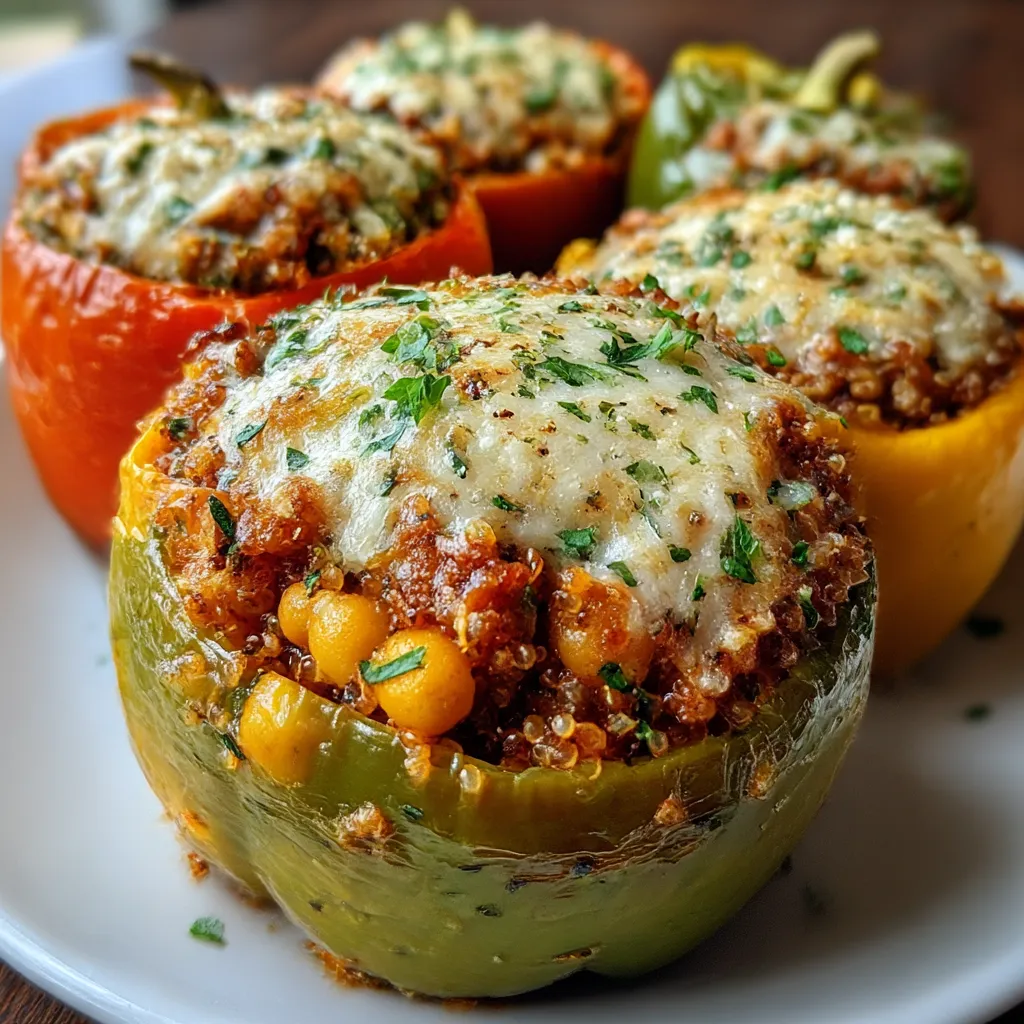 Healthy Stuffed Bell Peppers